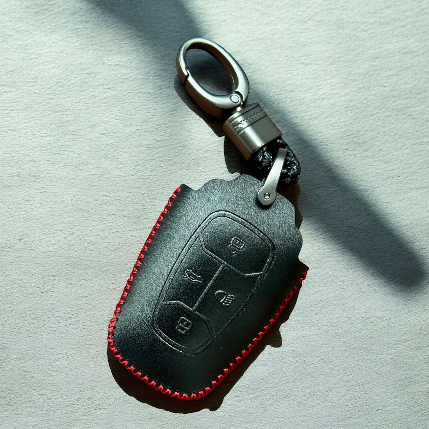 TATA 4 Button Key Cover Compatible with Tata Nexon | Harrier | Safari | Altroz | Tigor | Punch | Tiago EV | Nexon EV