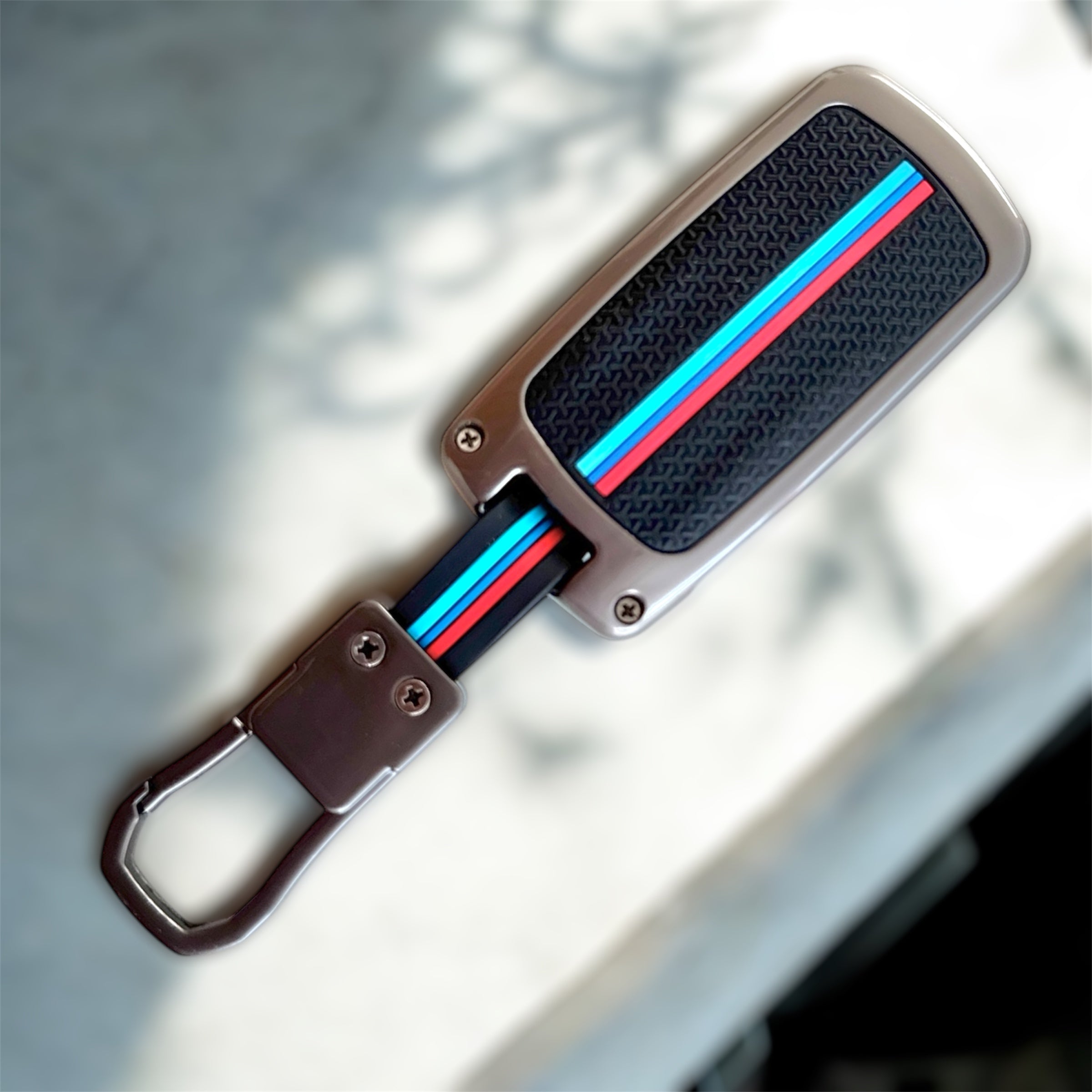 TATA 3 Button Flip Key Cover Compatible with Tata Tiago | Nexon | Altroz | Safari | Storme | Zest | Bolt | Tigor | Punch | Hexa Flip Key