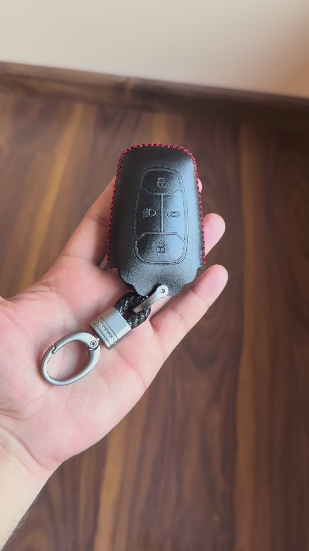 TATA 4 Button Key Cover Compatible with Tata Nexon | Harrier | Safari | Altroz | Tigor | Punch | Tiago EV | Nexon EV