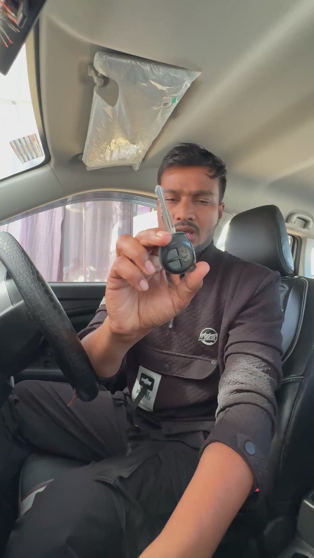 Maruti Suzuki Classic 2-Button Metal Key Cover for Brezza, Ertiga, S-Presso, Swift, SX4, DZire, Ignis, Alto, Celerio, Ciaz, S-Cross, Baleno & Ritz Compatible with 2021-2025 Models