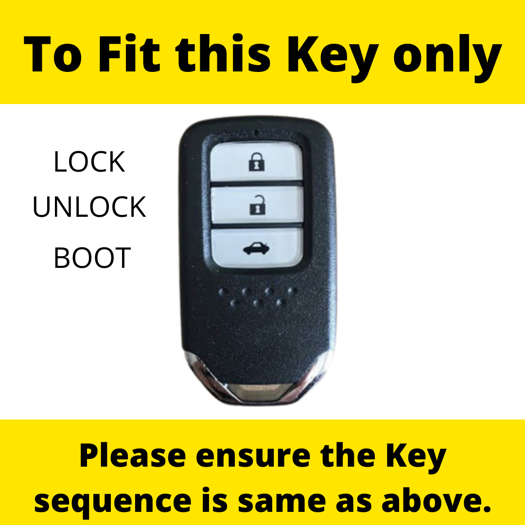 Honda City / Jazz / Amaze / Elevate - 3 Button Smart Key